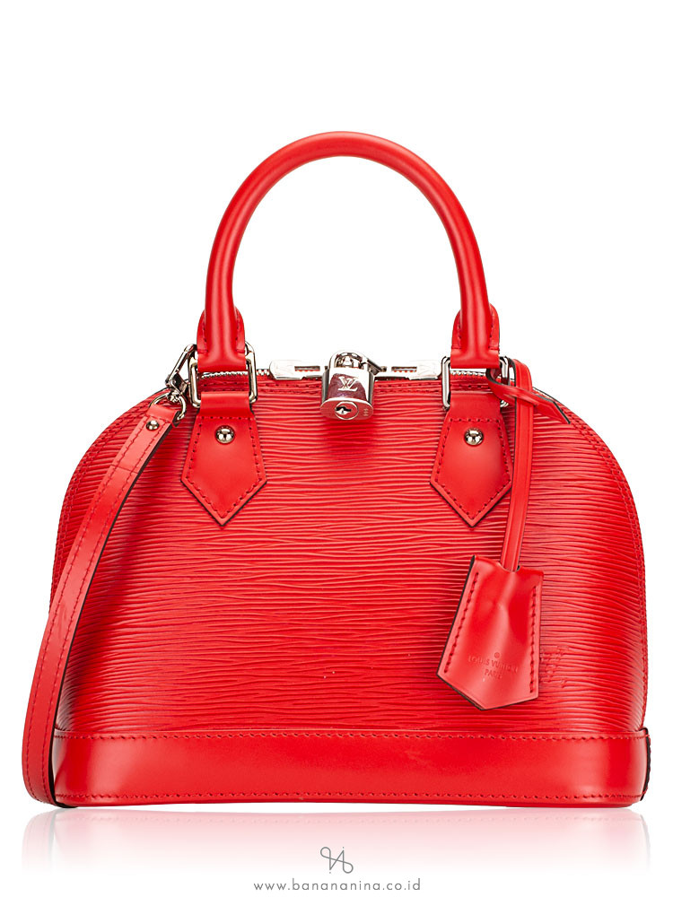Louis Vuitton Epi Alma BB Coquelicot