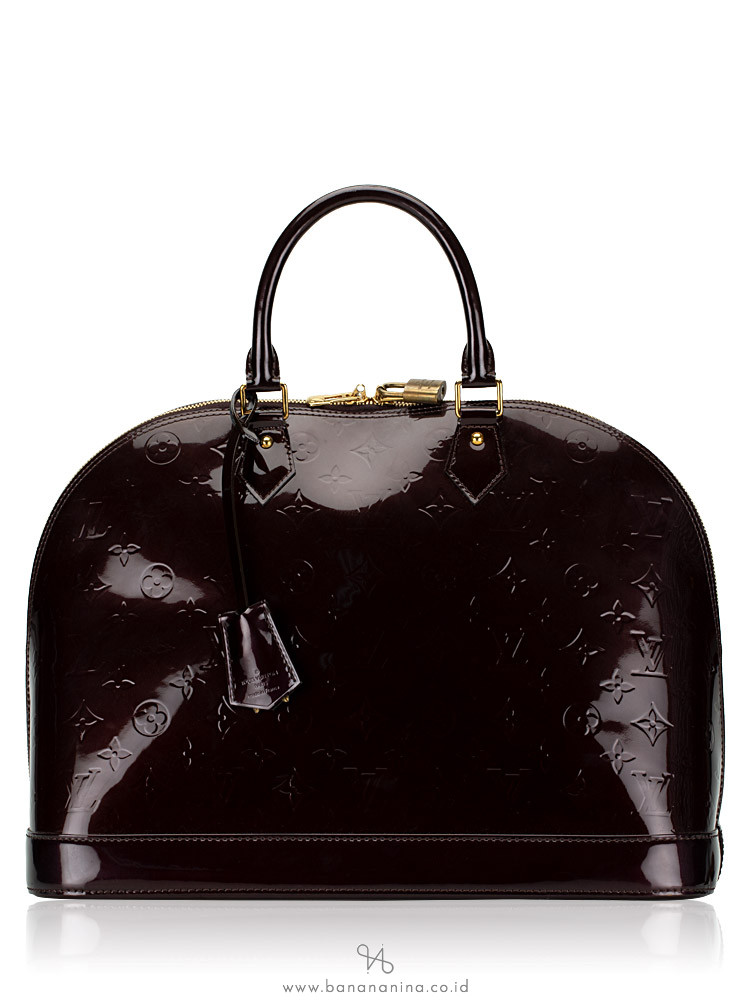 100% Authentic LV Alma MM in Vernis Amarante – Ann's Preloved Luxury PH