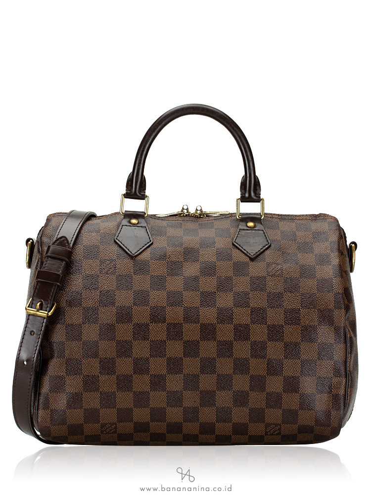Louis Vuitton Speedy Bandouliere Damier Ebene (Without Accessories) 30 Brown