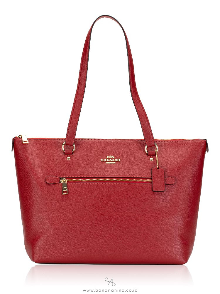 Coach 79608 Crossgrain Leather Gallery Tote Red