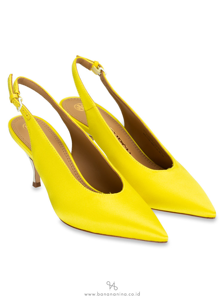 tory burch yellow pumps