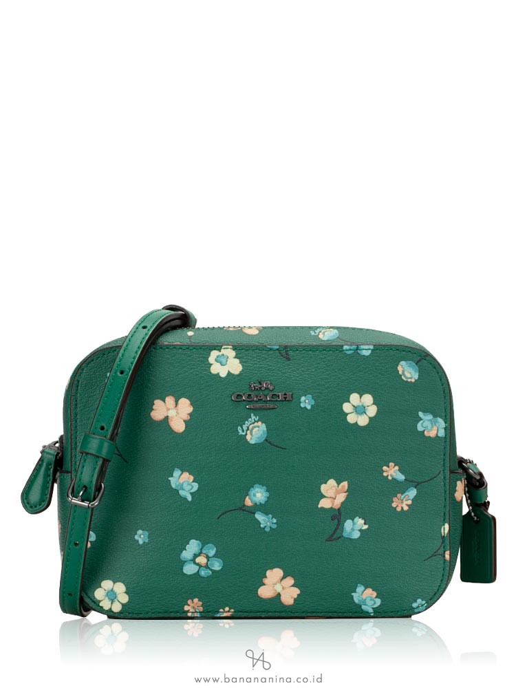 Coach C8699 Mystical Floral Print Mini Camera Bag Green Multi