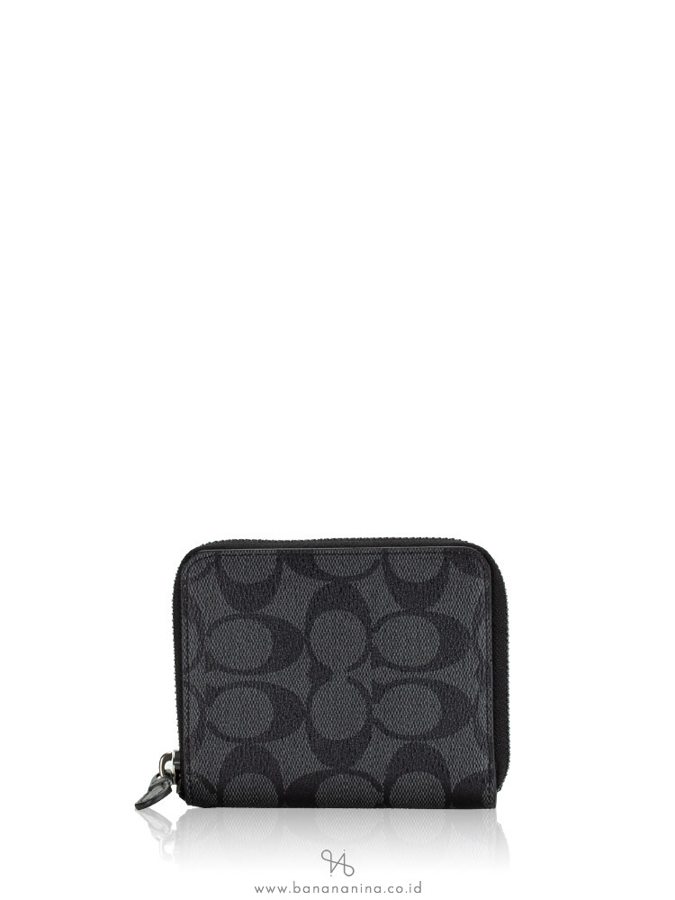Shop Coach 2022 SS Lonnie Small Zip Around Wallet In Signature Jacquard  (C8323) by Ocealani