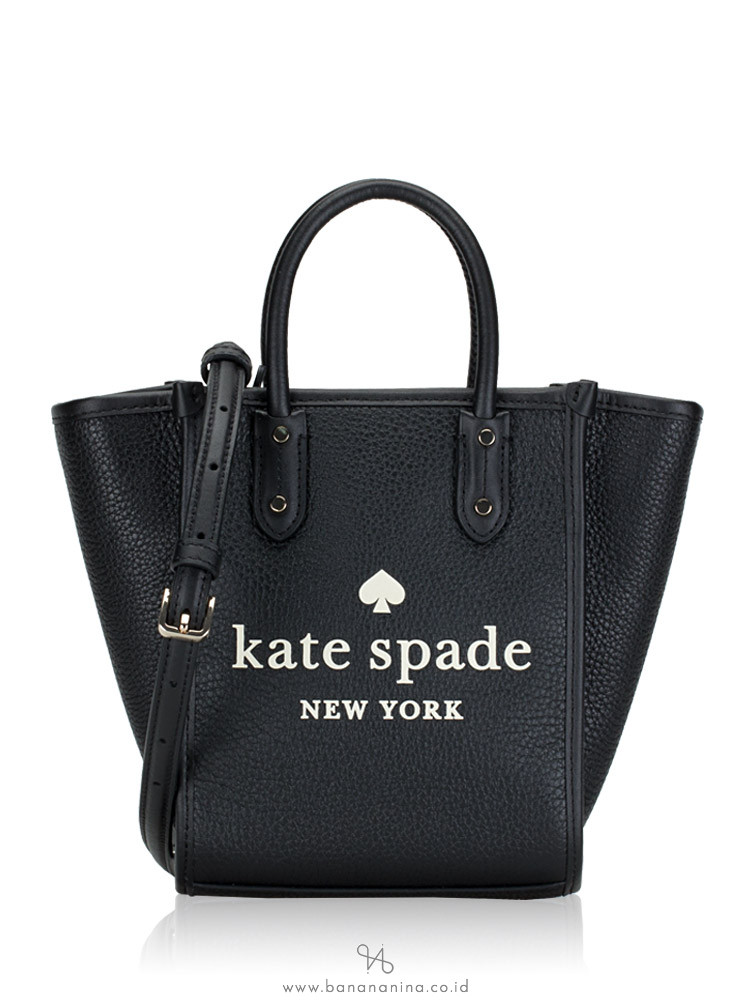 Kate Spade Ella Pebbled Leather Mini Tote Black