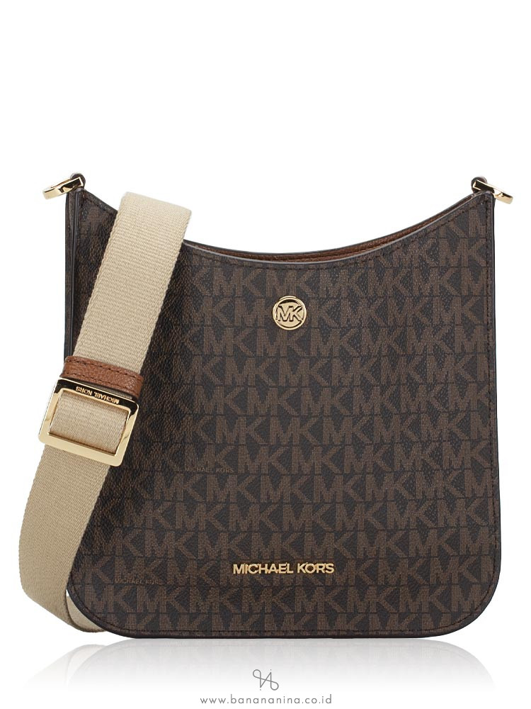 Michael kors online brown messenger bag