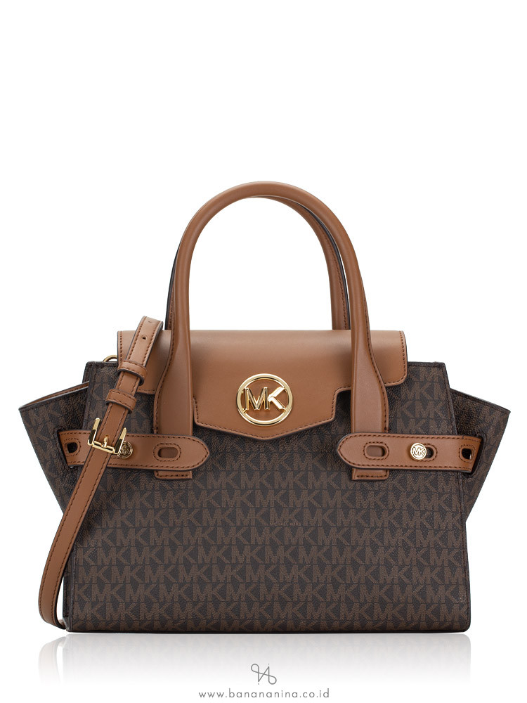 Michael michael kors carmen flap belted satchel discount