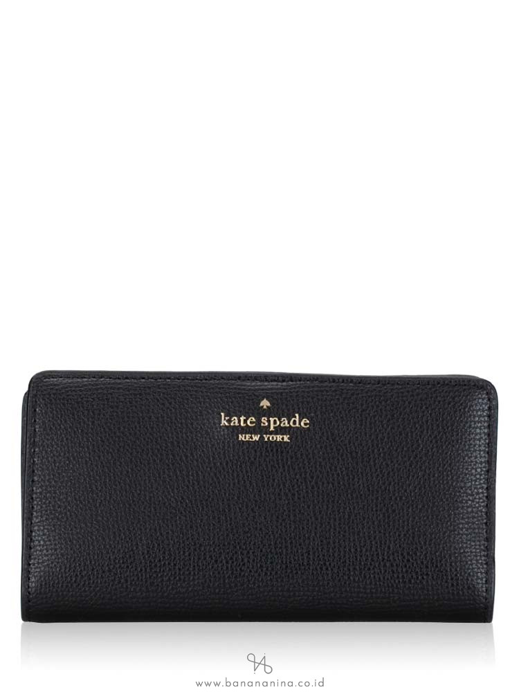 Kate Spade Darcy Large Slim Bifold Wallet Black Multi