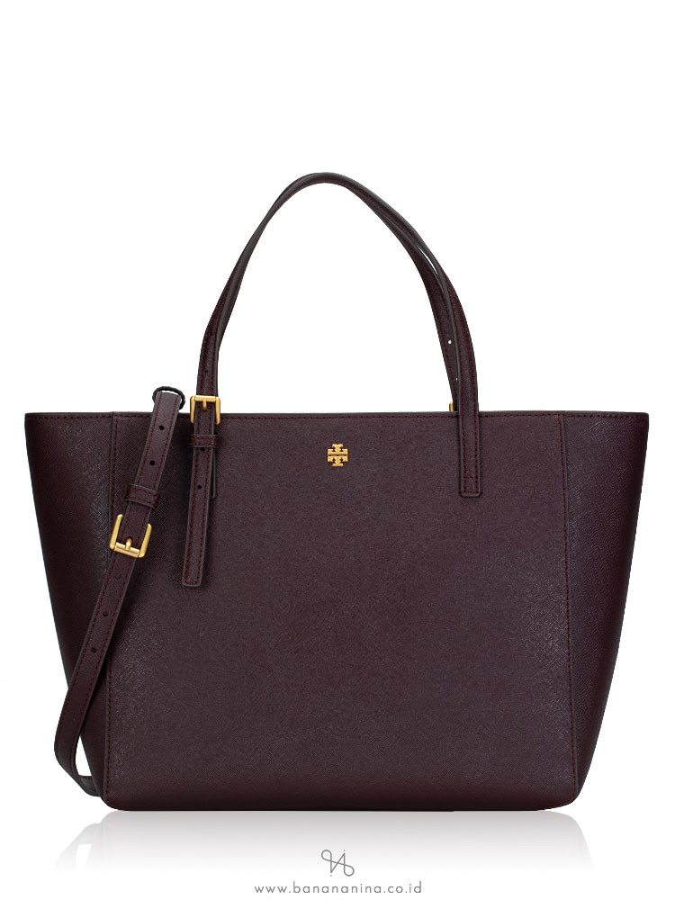 Tory Burch Emerson Small Tote Tempranillo