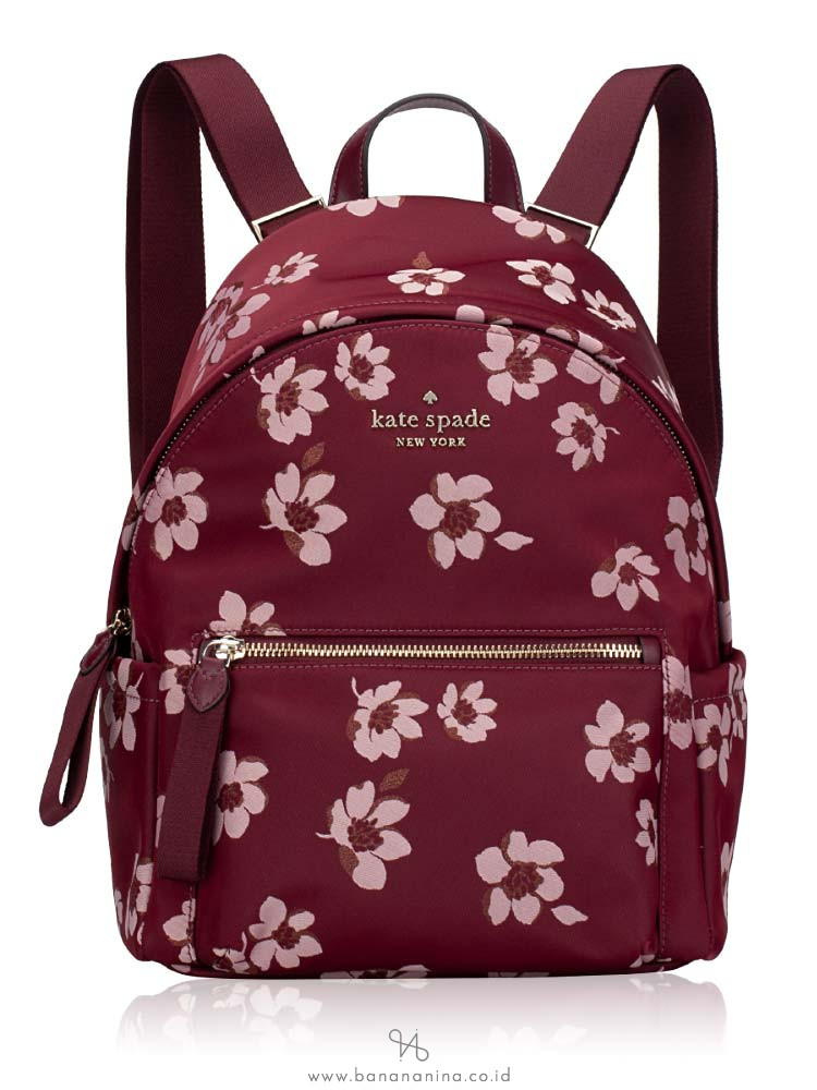 Kate Spade Chelsea The Little Better Medium Backpack Deep Berry