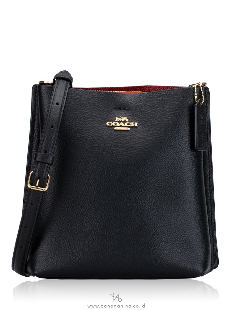 Coach CA177 Mollie Leather Bucket 22 Black