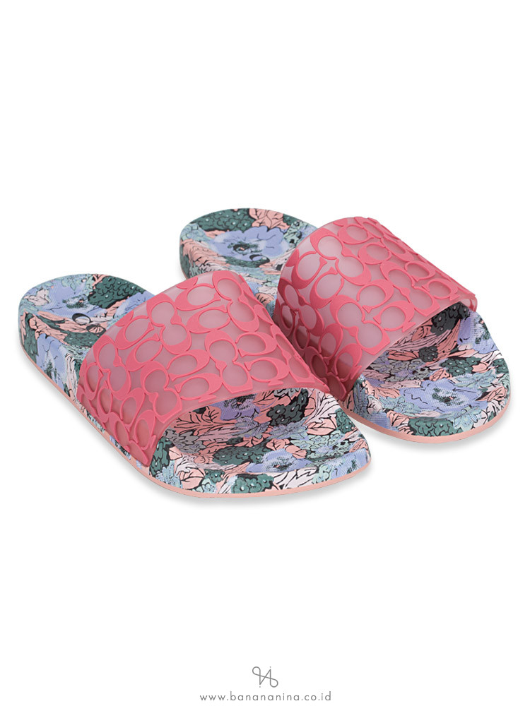 floral coach slides