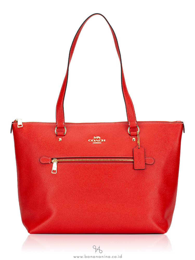 Coach crossgrain leather gallery tote hotsell