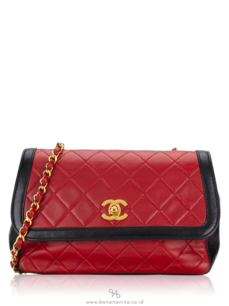 Authentic Second Hand Chanel Vintage Quilted Lambskin Bag PSS73700019   THE FIFTH COLLECTION