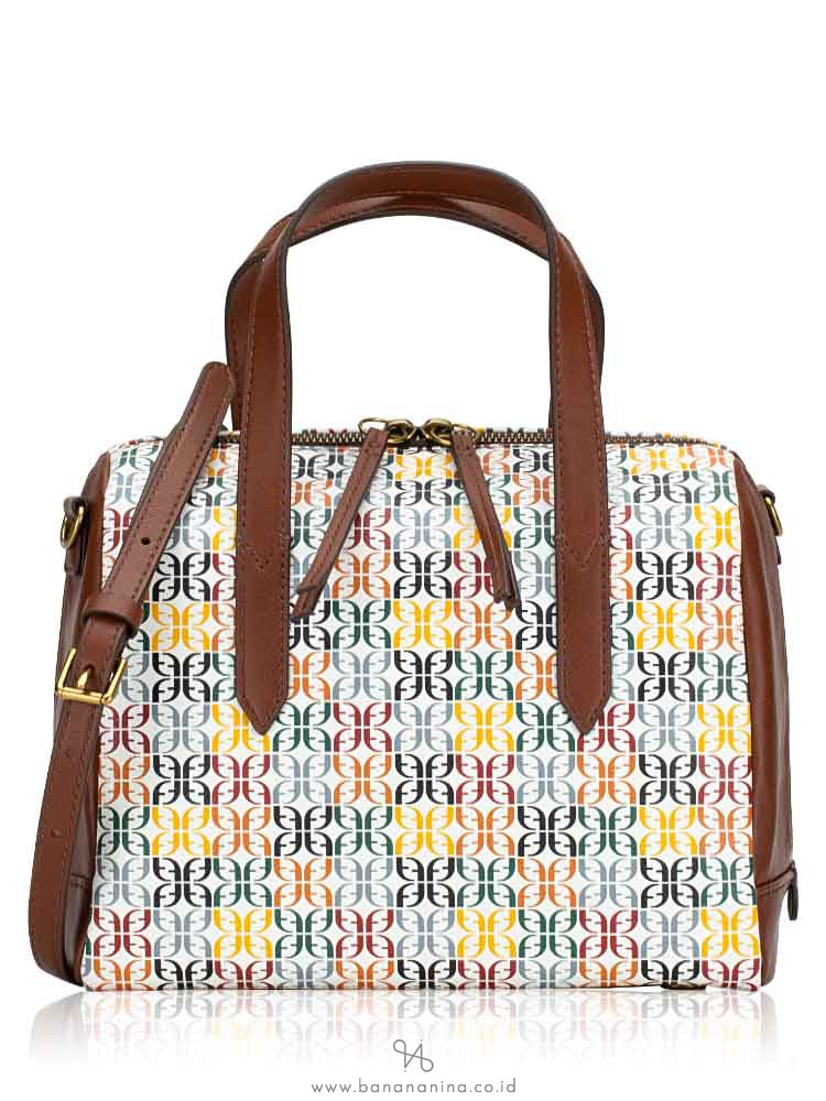Fossil SHB3030189 Sydney Satchel White Multi