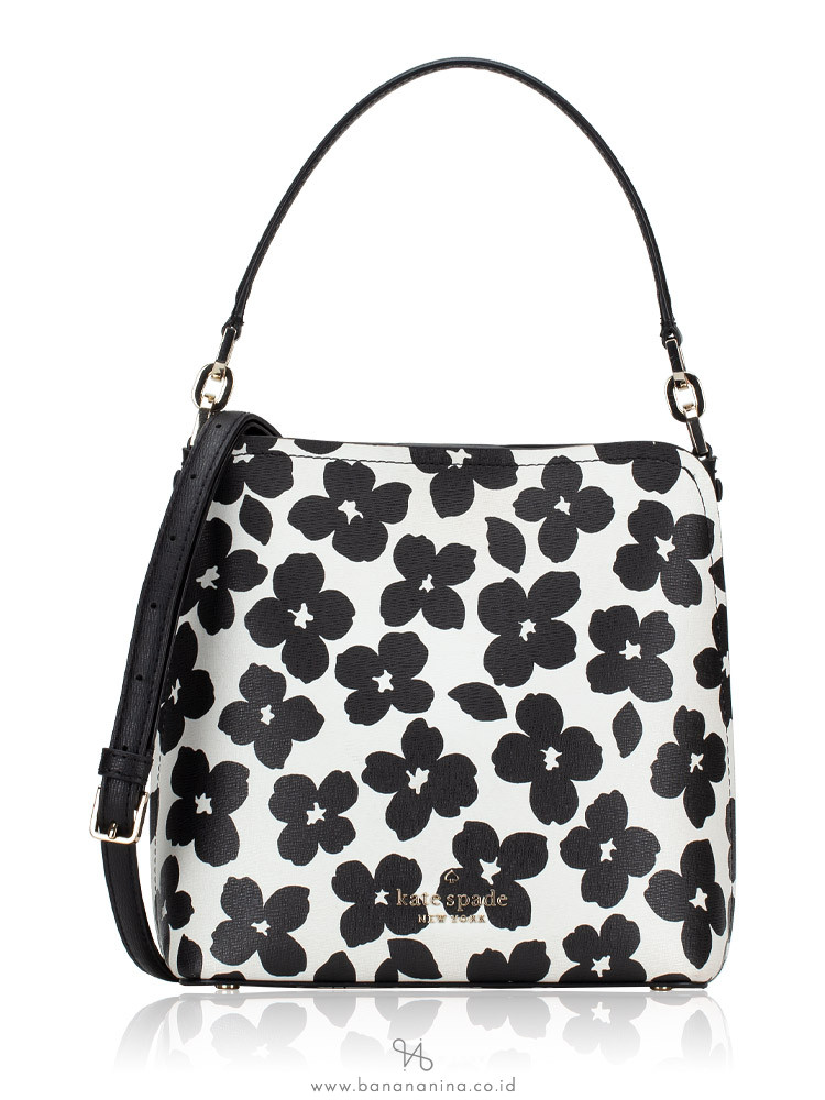 Kate Spade Darcy Graphic Blooms Small Bucket Multi