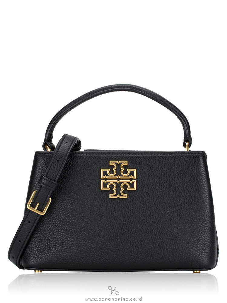 Tory Burch Britten Micro Satchel Black