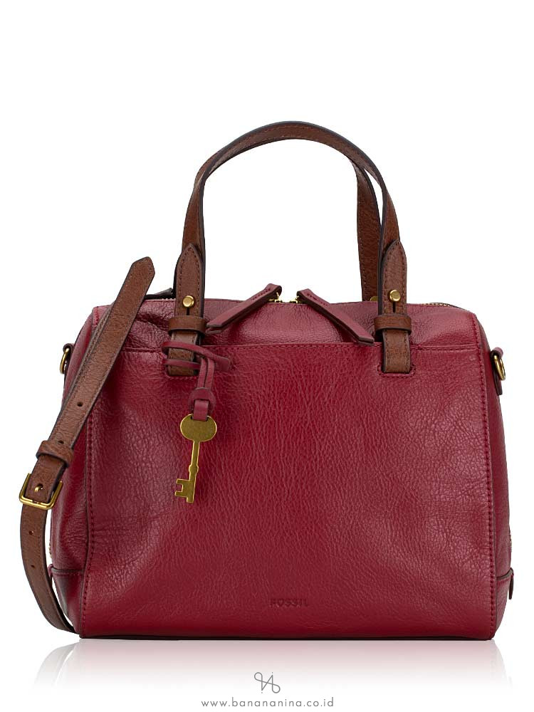 Fossil ZB7256627 Rachel Satchel Red Velvet