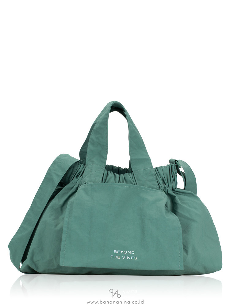 green dumpling bag