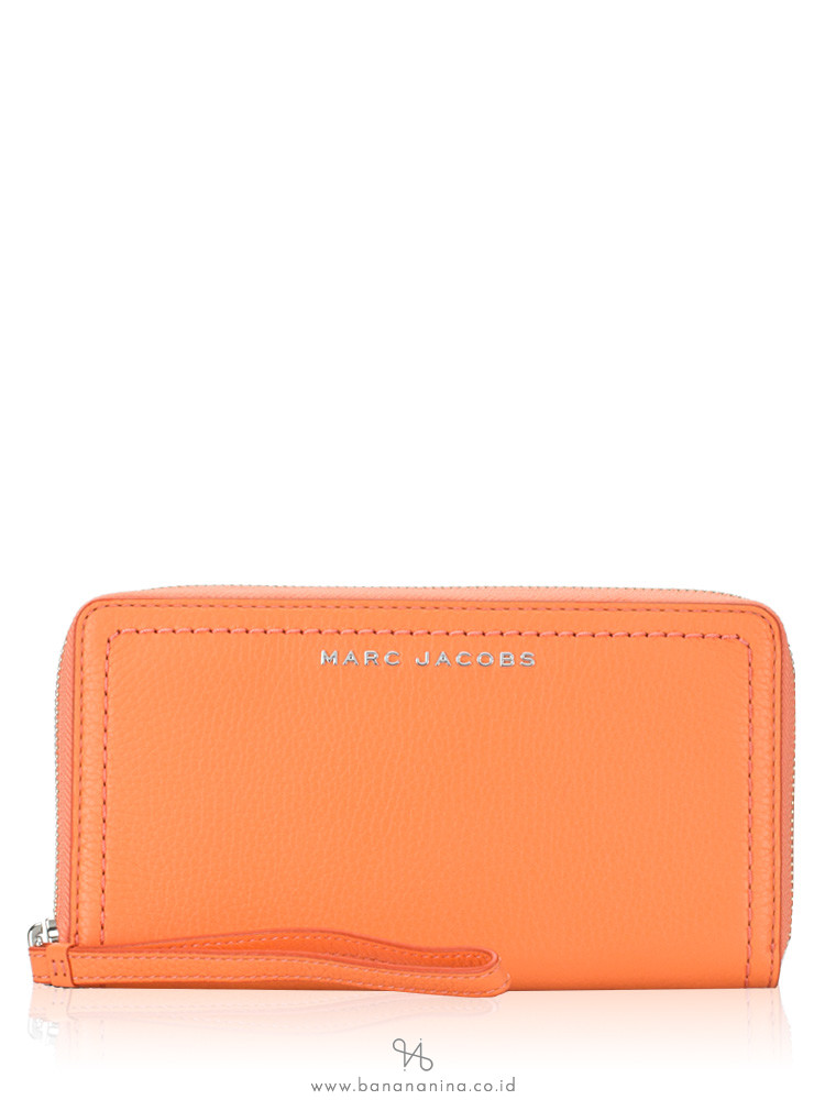 Marc Jacobs S104L01FA21 The Groove Leather Continental Zip Wallet Melon