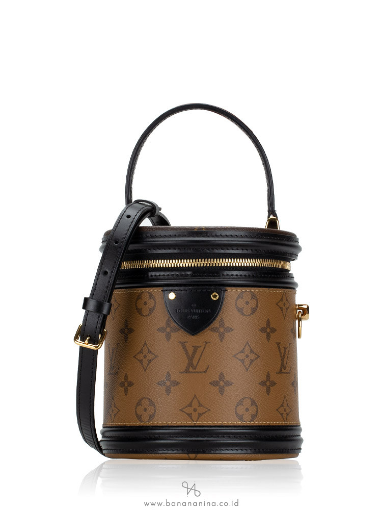 Louis Vuitton Cannes Black Leather Handbag (Pre-Owned)