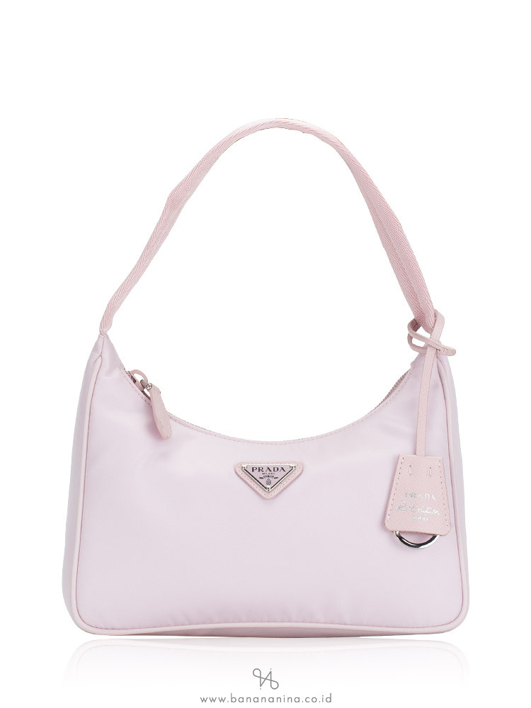 Prada - Women's Re-Nylon Prada Re-Edition 2000 Mini-Bag - (Alabaster Pink)