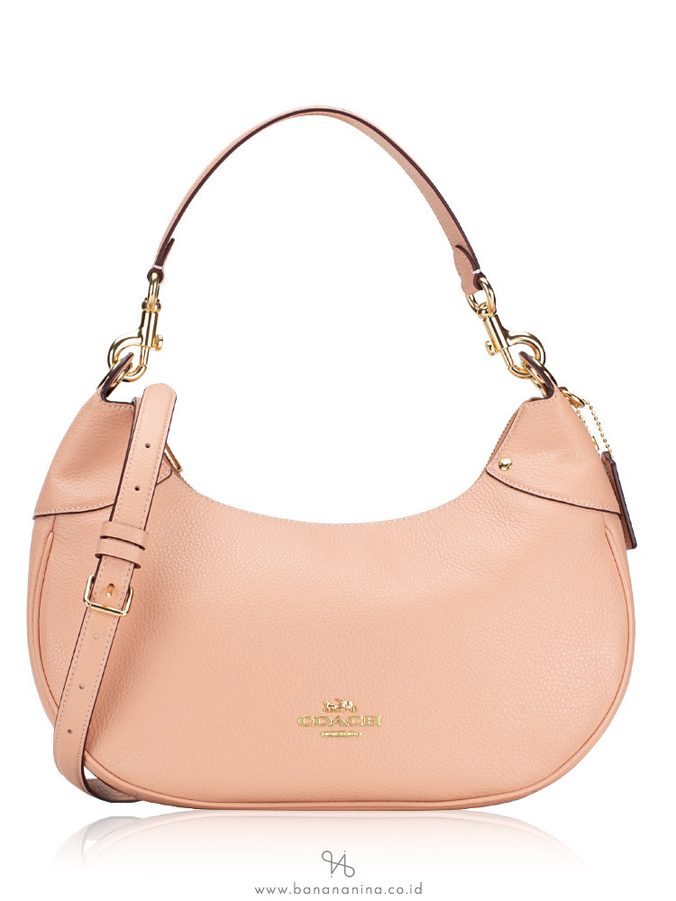 Coach harley hobo store in pebble leather