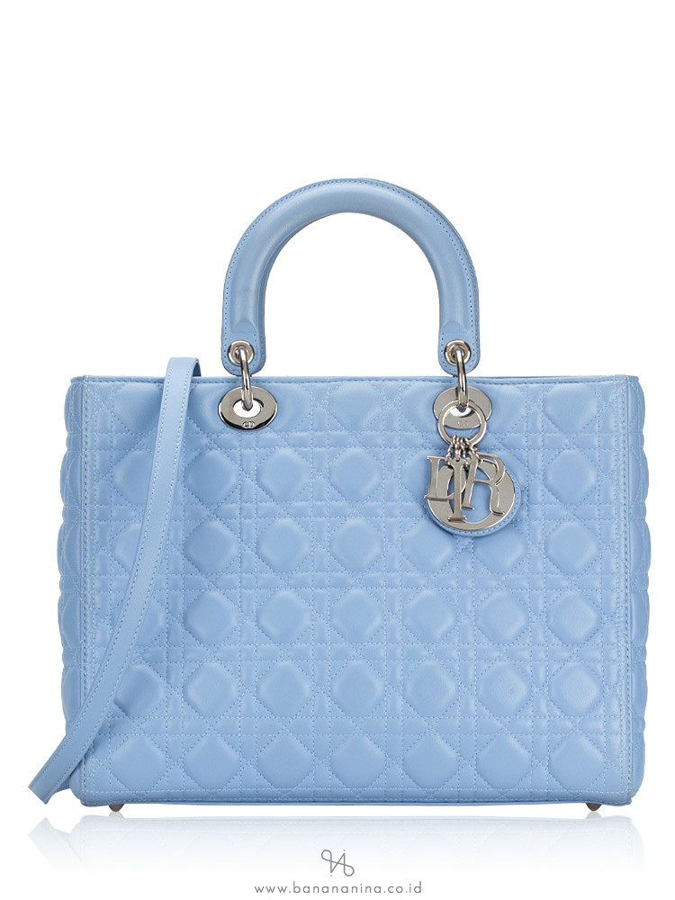 Lady Dior Baby blue 25 Luxury Bags  Wallets on Carousell