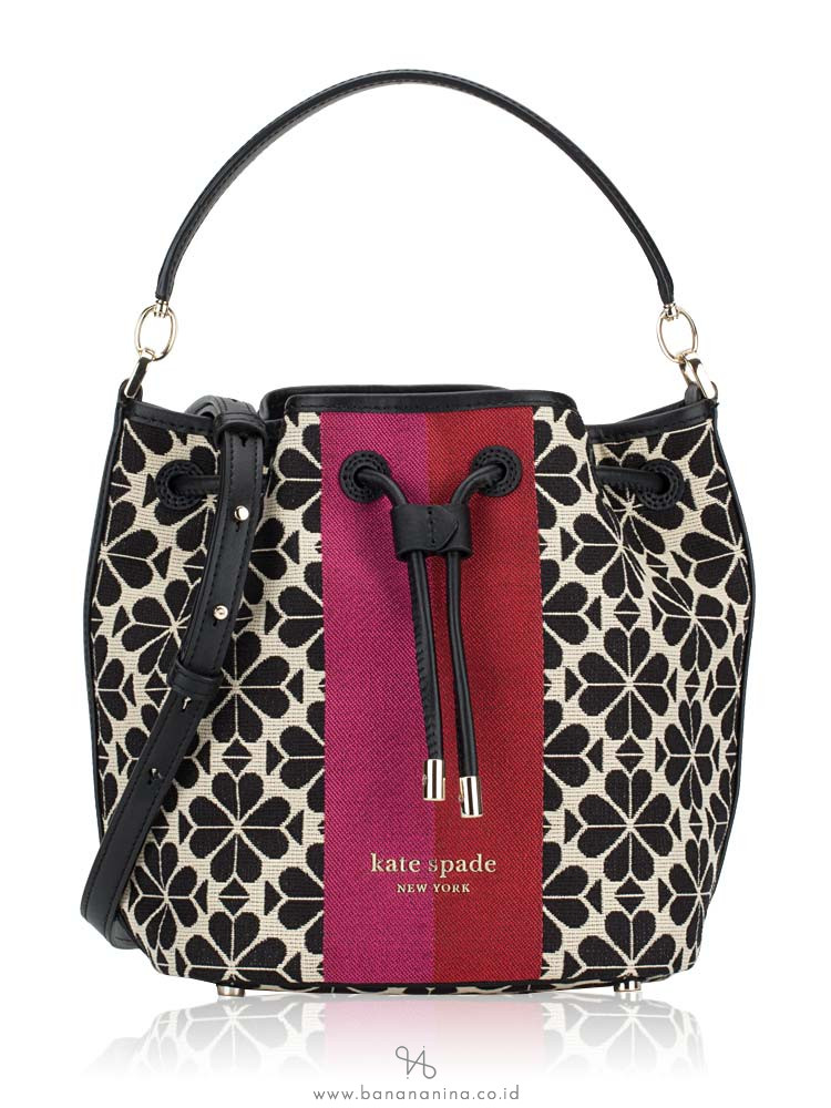Jacquard bucket bag on sale