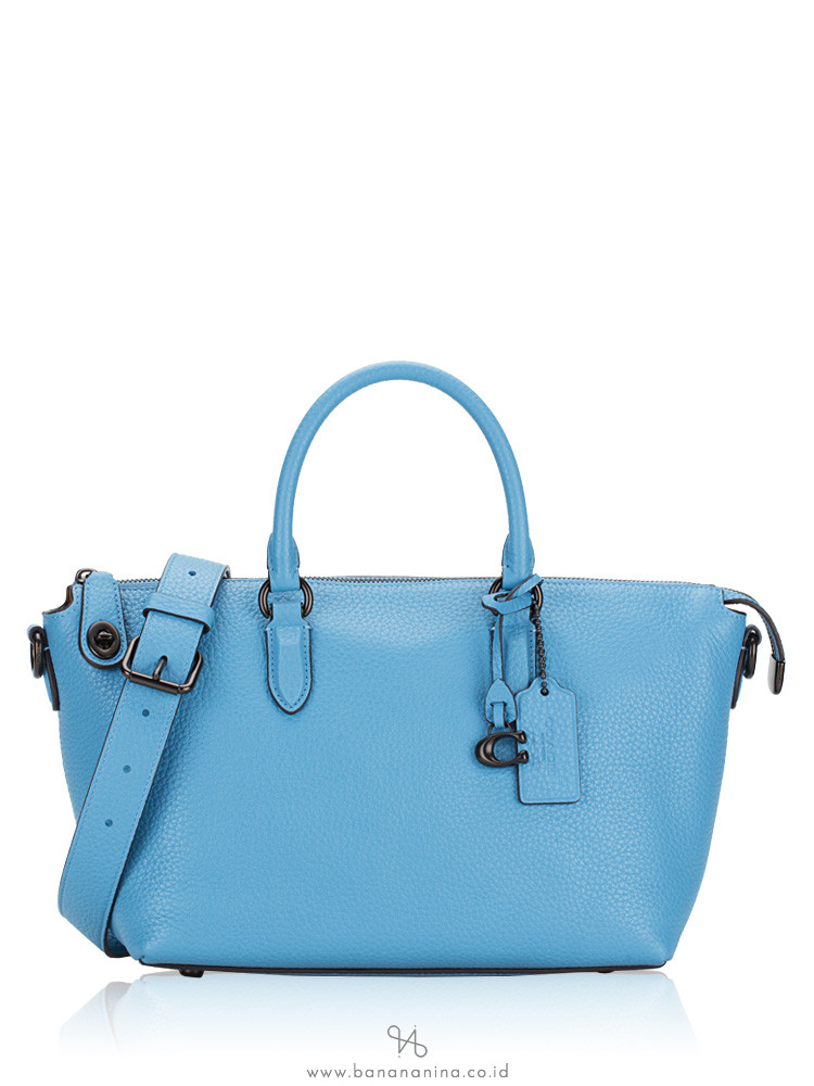 Coach CE741 Cara Leather Satchel Pool