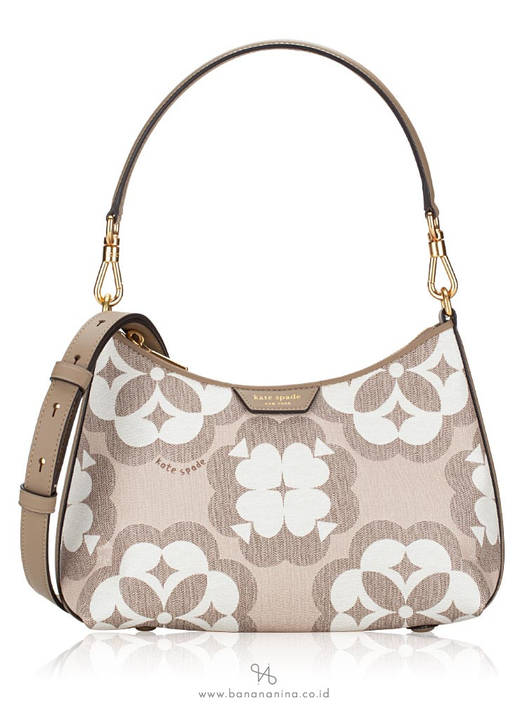 Kate Spade Spade Flower Monogram Reece Small Shoulder Bag Crossbody