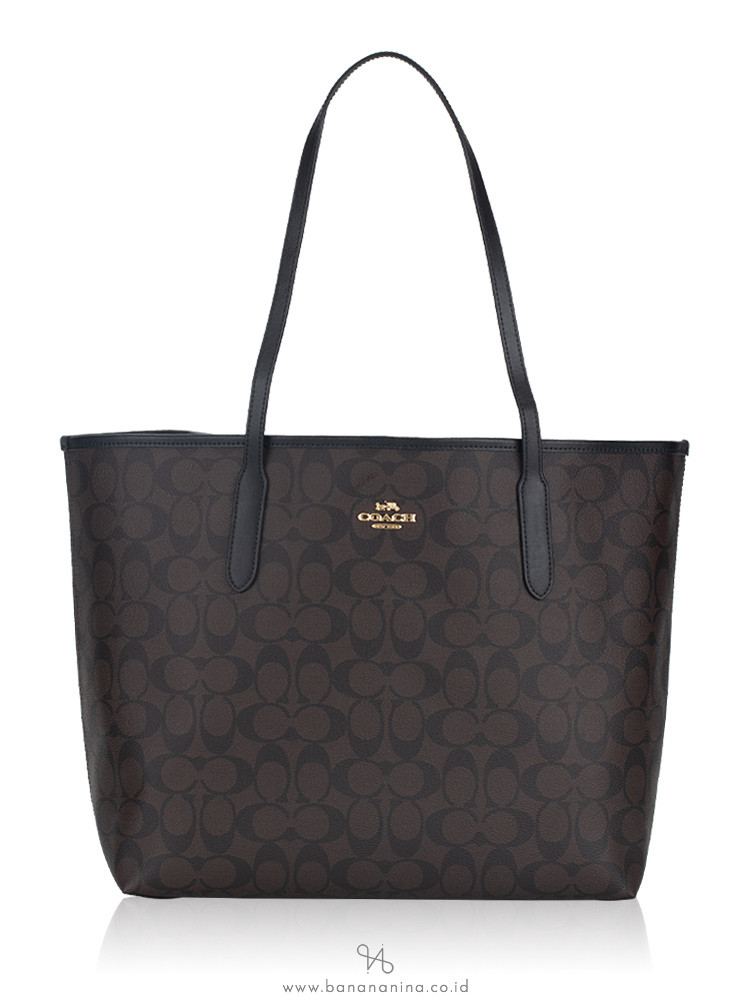 Coach city outlet tote black