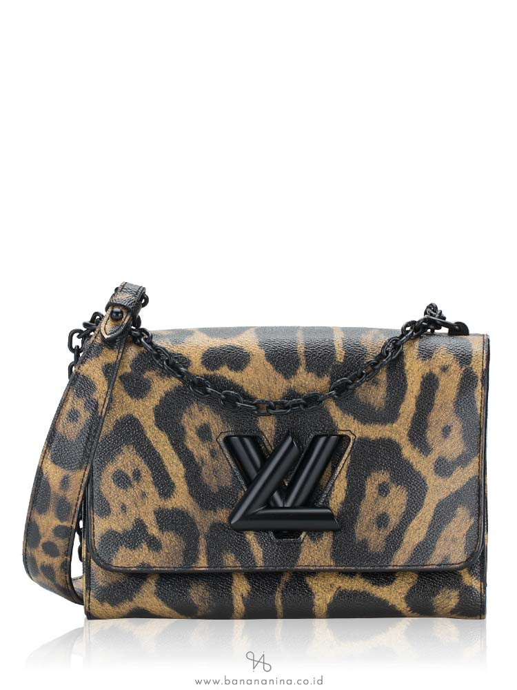 Louis Vuitton Leopard Wild Animal Print Twist Bag