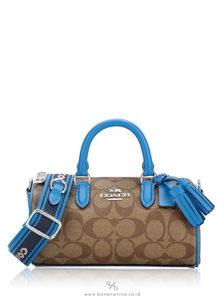 Coach CB874 Signature Lacey Crossbody Khaki Racer Blue