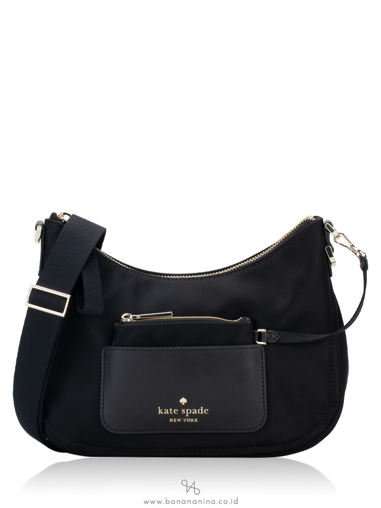 Kate Spade Chelsea Nylon Crossbody Black