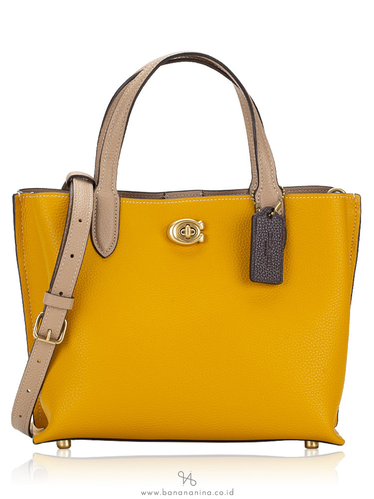 Coach deals mustard tote