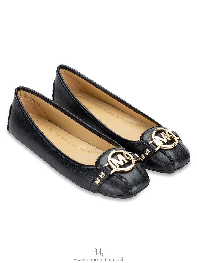Michael kors fulton flats gold deals