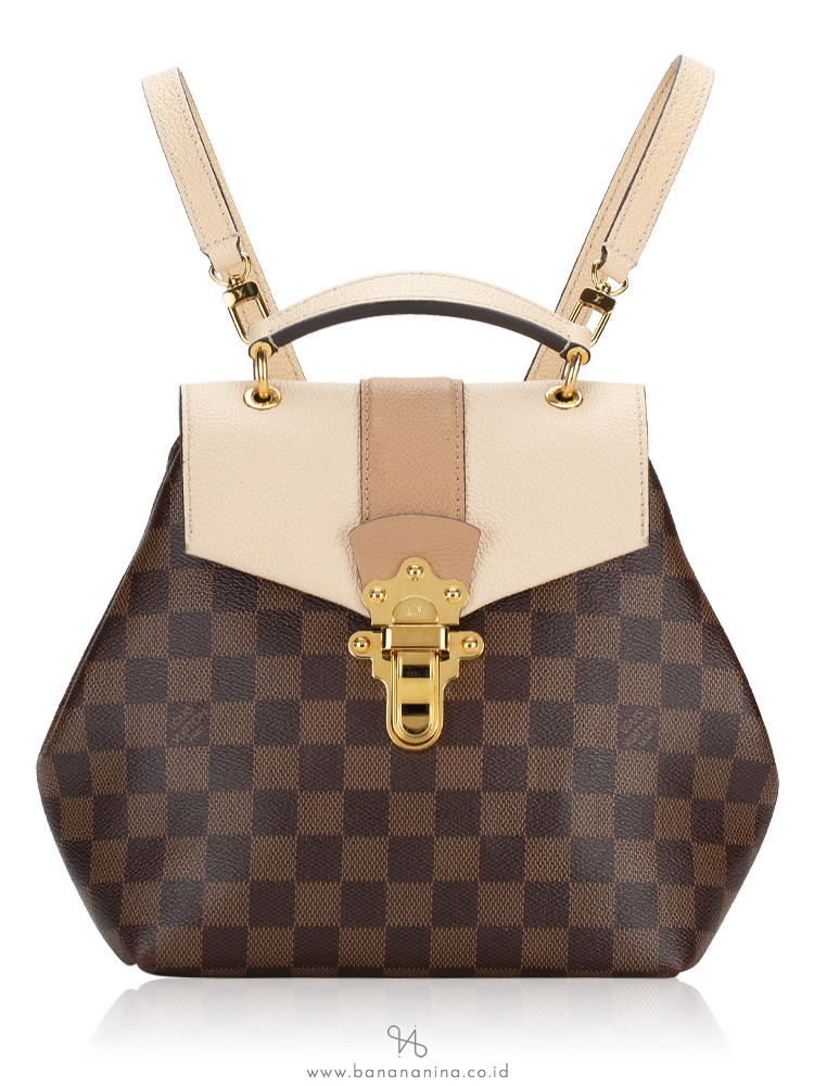 Clapton leather crossbody bag Louis Vuitton Brown in Leather