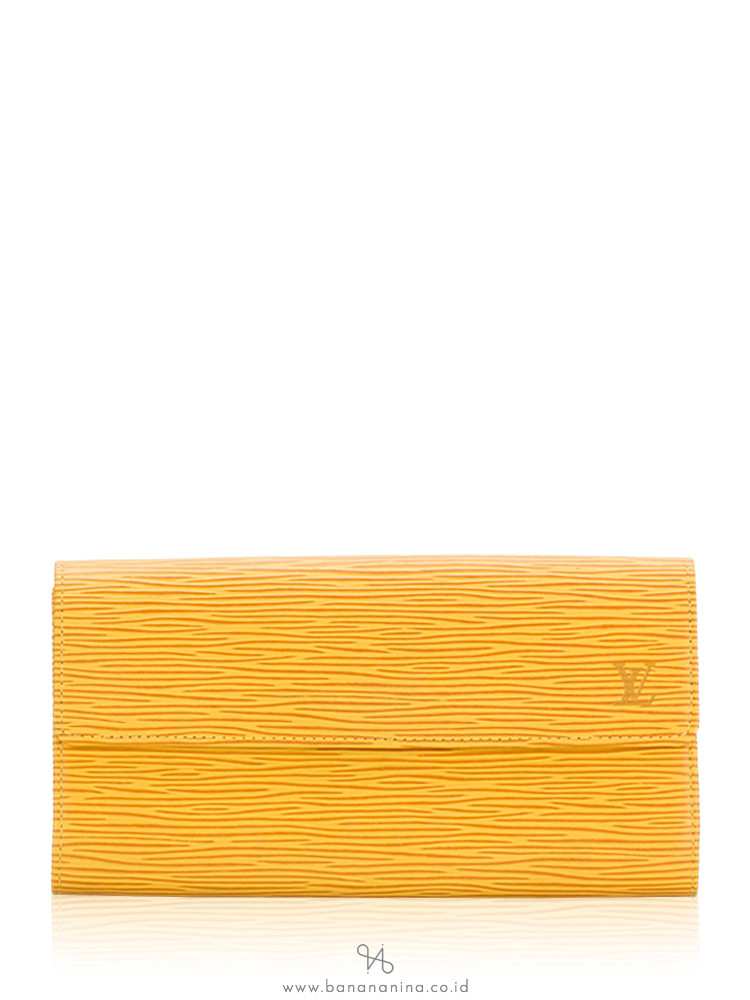 Louis Vuitton Tassel Yellow Epi Leather Porte Tresor International Wallet -  ShopStyle
