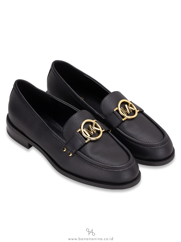 Michael Kors Carmen Loafer Leather Flats Black Sz 7 Michael Kors Carmen Loafer Leather Flats Black Sz 7