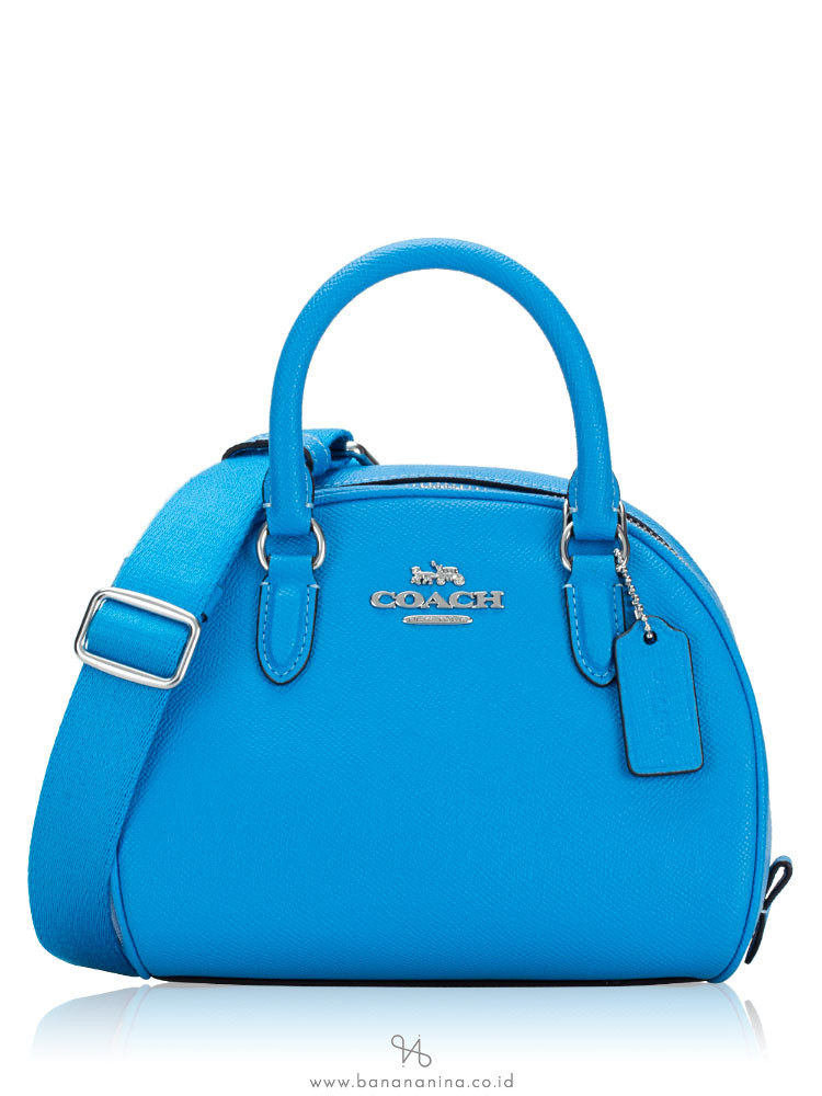 Coach CM316 Sydney Crossgrain Satchel Electric Blue