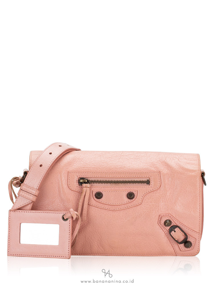 Balenciaga Classic Tool Kit Crossbody Rose Peach
