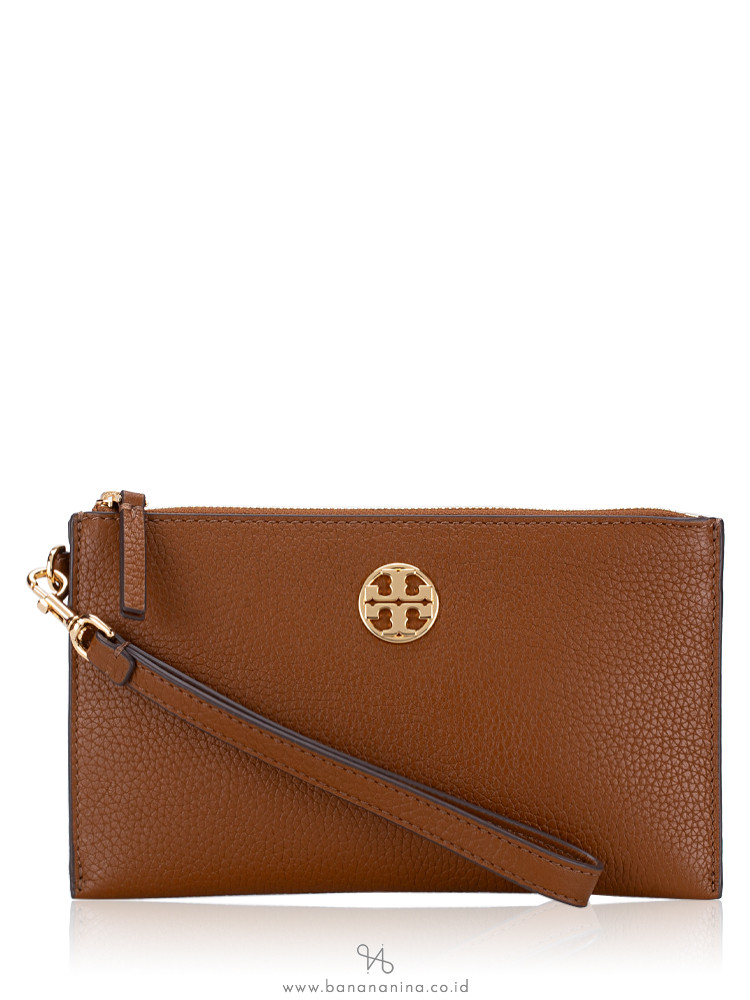Tory burch chelsea hotsell leather wristlet wallet