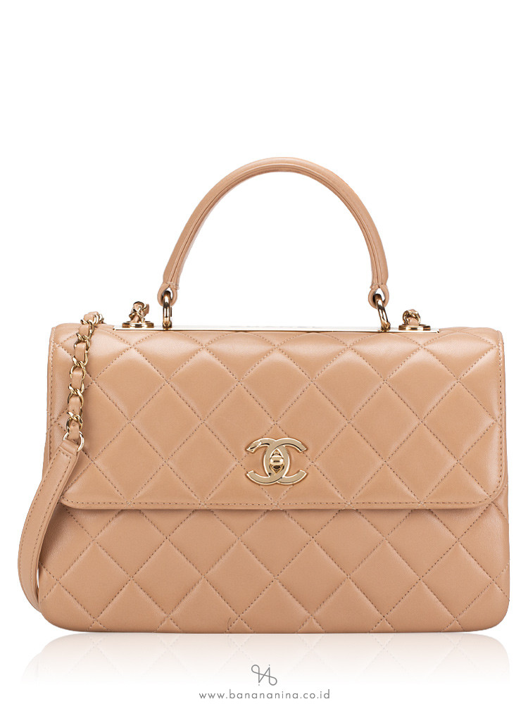 Chanel hotsell tas beige