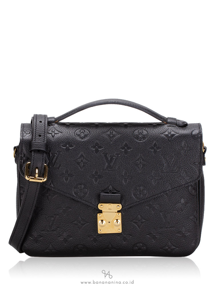 Louis Vuitton Monogram Empreinte Pochette Metis Noir