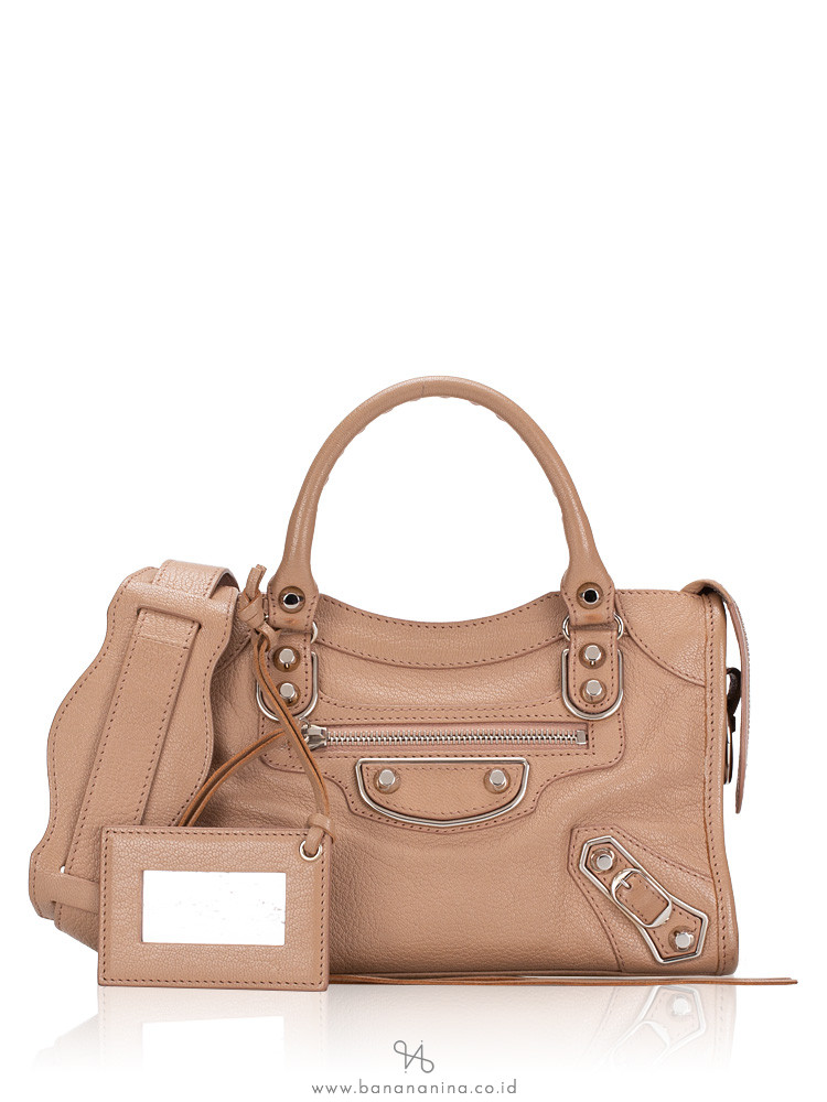 Balenciaga mini sales city nude