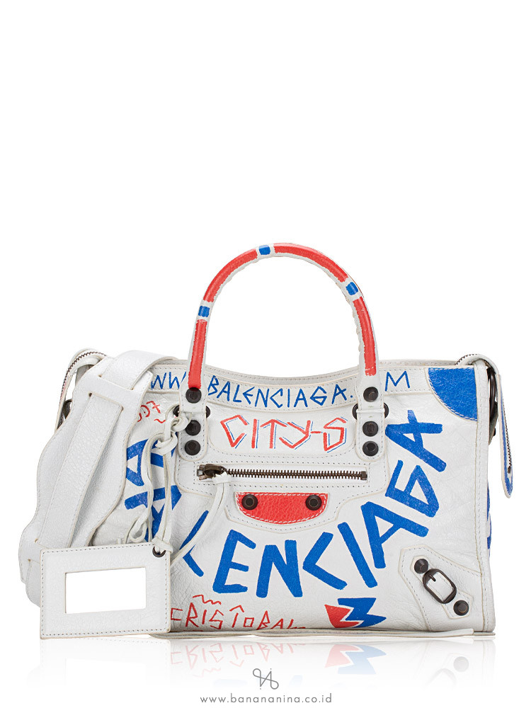Balenciaga best sale graffiti white