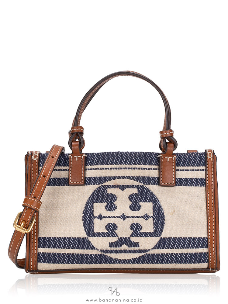 Ella jacquard stripe mini tote Clearance