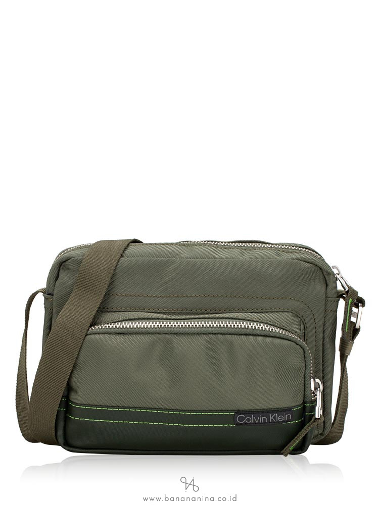 Calvin Klein Utility Camera Crossbody Bag Green