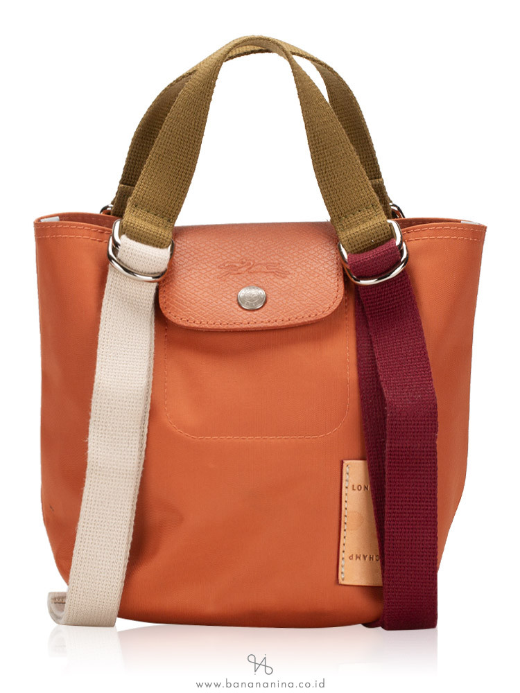 Longchamp Le Pliage Re-Play Small Tote Carotte