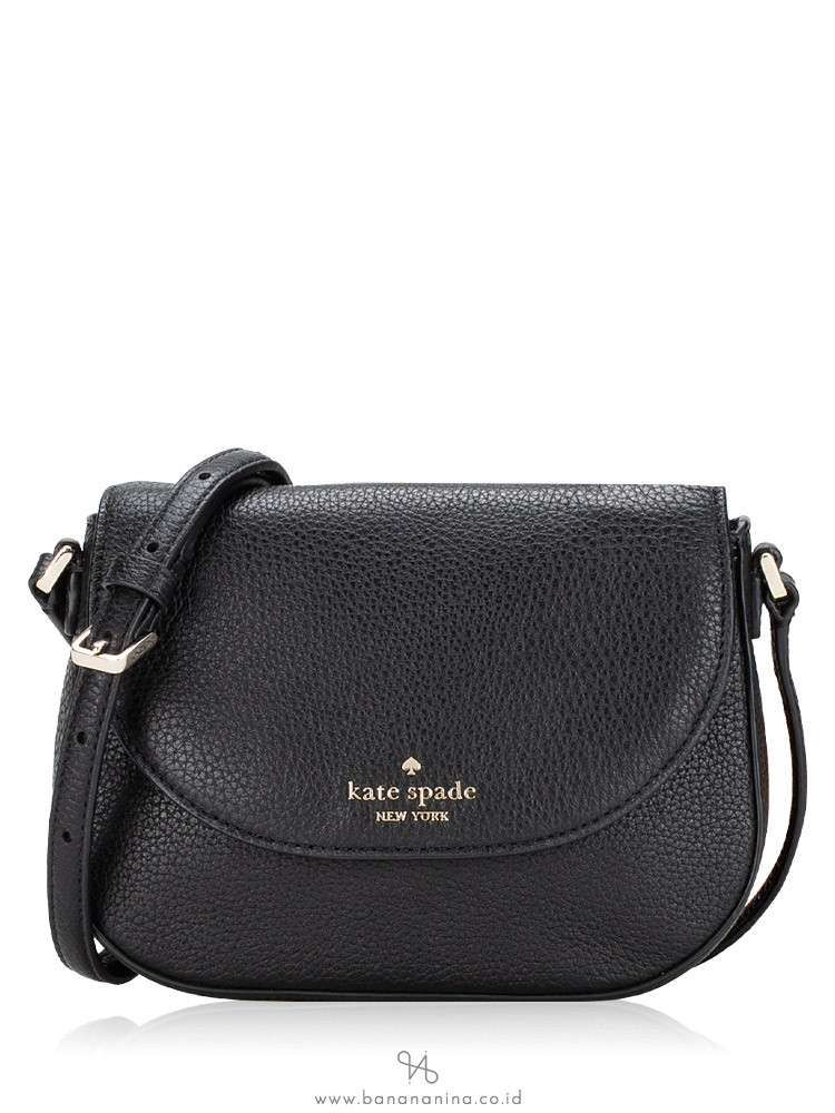 Kate Spade Leila Mini Crossbody Black Gold